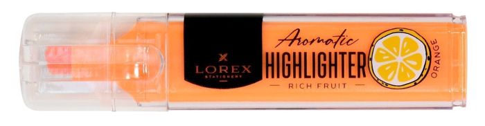 Маркер текстов. ароматизированный LOREX RICH FRUIT 1-3,5 мм оранж. скошенны - купить в магазине Кассандра, фото, 4602723142300, 