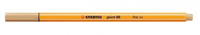 РУЧКА КАПИЛЛЯРНАЯ STABILO POINT 88 СВЕТЛАЯ ОХРА - купить в магазине Кассандра, фото, 4006381493307, 