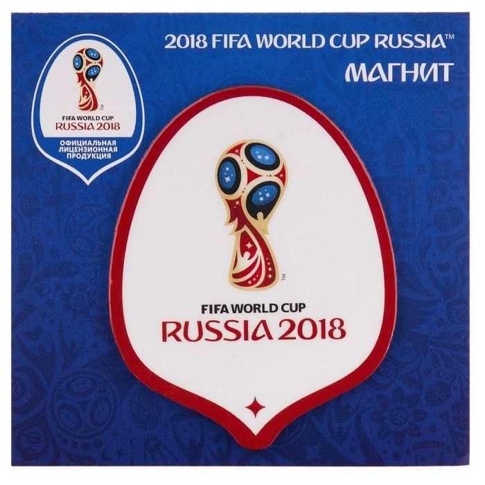 Магнит виниловый Кубок FIFA 2018 - купить в магазине Кассандра, фото, 4602010573596, 
