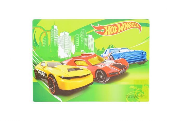 Покрытие на стол  А4+ "Hot Wheels", полипропилен, 34*24 см - купить в магазине Кассандра, фото, 4030969883990, 