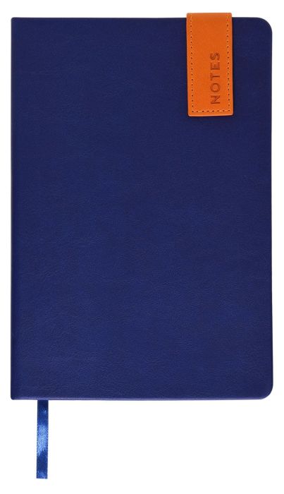Ежедневник А5 недат. INFORMAT PRACTICAL 96 л. синий тв. обл. тисн. обрез синий лясс - купить в магазине Кассандра, фото, 4602723172277, 
