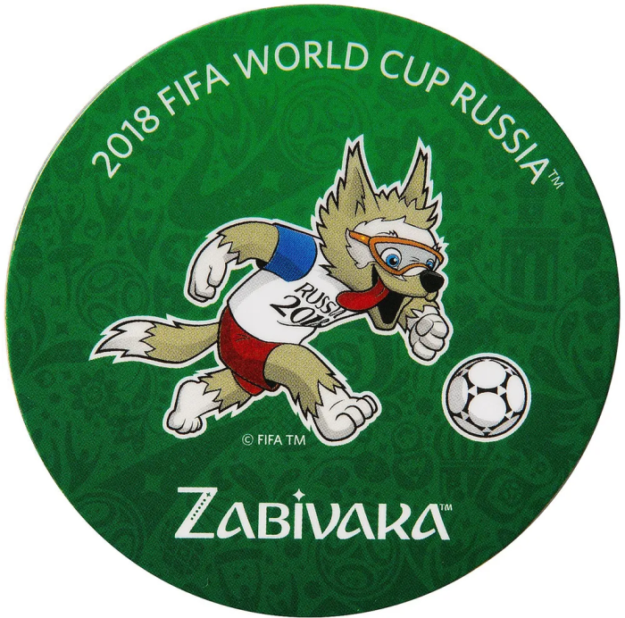 Магнит виниловый Забивака "Вперед!" FIFA 2018 - купить в магазине Кассандра, фото, 4602010573626, 