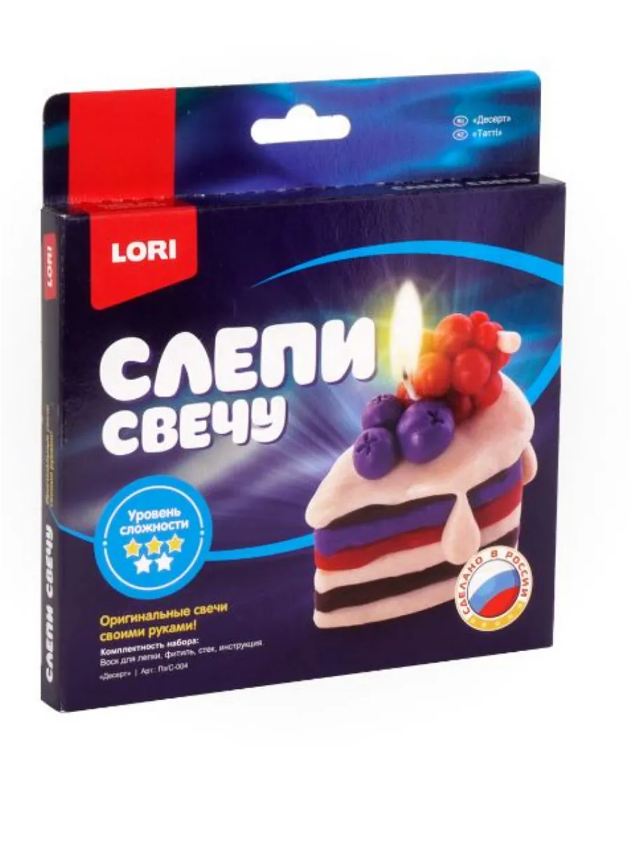 СЛЕПИ СВЕЧУ "ДЕСЕРТ" в кор.24шт - купить в магазине Кассандра, фото, 4690591030935, 