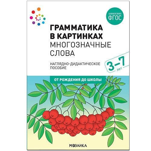 ФГОС.нов.Грамматика в картинках. Многозначные слова - купить в магазине Кассандра, фото, 9785431516610, 