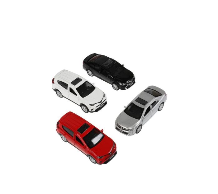 Машина металл TOYOTA CAMRY/RAV4 длина 12 см, двери, багаж, инерц, ассорт. Технопарк уп-12шт в кор6уп - купить в магазине Кассандра, фото, 4610136731417, 