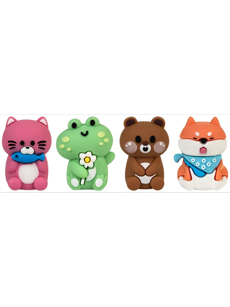 Точилка LOREX KIDS CUTE PETS ассорти, корпус силикон 1 отвер. в дисплее индив.штрих-код - купить в магазине Кассандра, фото, 4602723185048, 
