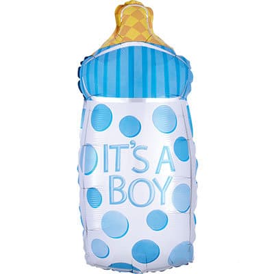 Шар Фигура Бутылочка IT` S A BOY 25*58см - купить в магазине Кассандра, фото, 2500037703717, 