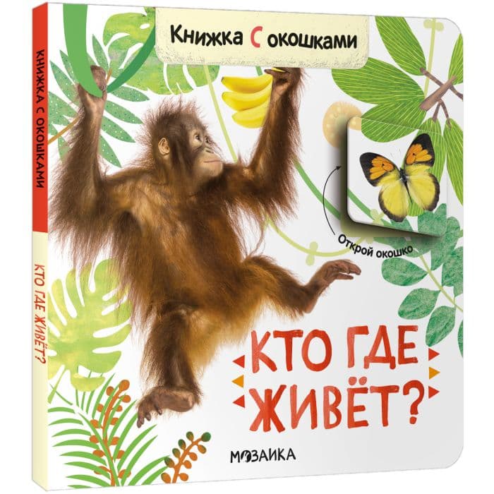 Книжки с окошками. Кто где живет? - купить в магазине Кассандра, фото, 9785431526848, 