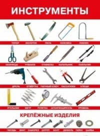 Плакат.Инструменты - купить в магазине Кассандра, фото, 4607147371213, 