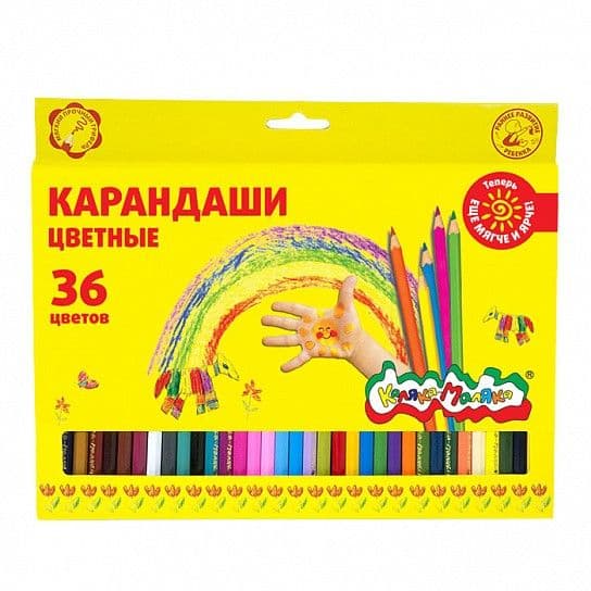 Карандаши 36цв."Каляка-Маляка"  3+ - купить в магазине Кассандра, фото, 4602723089179, 