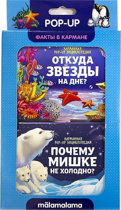 Набор Факты в кармане. Откуда звёзды на дне и почему мишке не холодно? - купить в магазине Кассандра, фото, 9785001341154, 